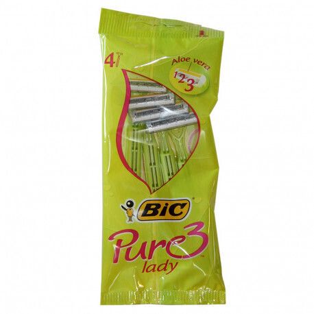 BIC PURE 3 LADY RASOIO X 4