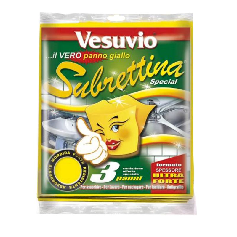 VESUVIO PANNO SUBRETTINA 3PZ GIALLO