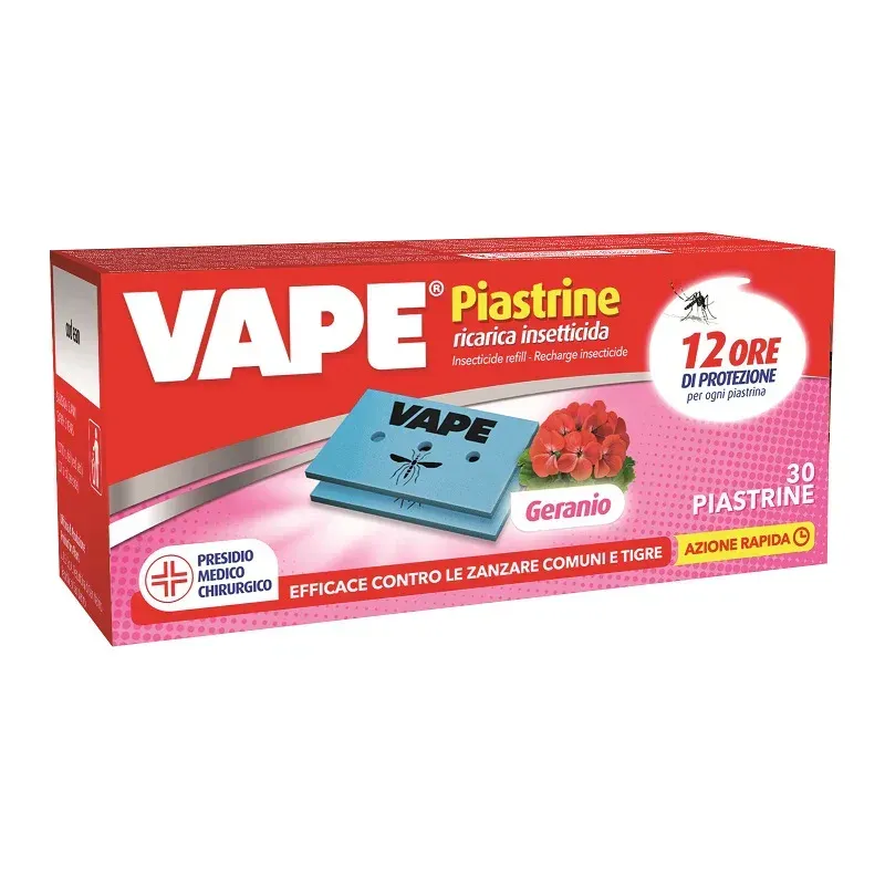 VAPE PIASTRINE 30PZ GERANIO