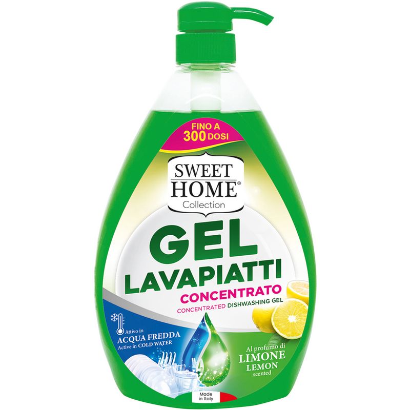 SWEET HOME GEL LAVAPIATTI 1000ml LIMONE