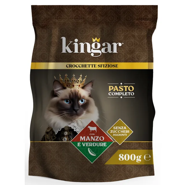 KINGAR CAT BUS.SEC.800gr ADULT MAN.VERD