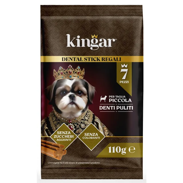 KINGAR DOG SNACK DENTASTIX 110gr 7pz
