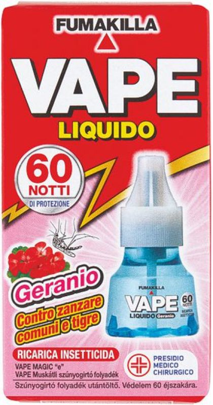 VAPE LIQ.RICARICA 60 NOTTI GERANIO