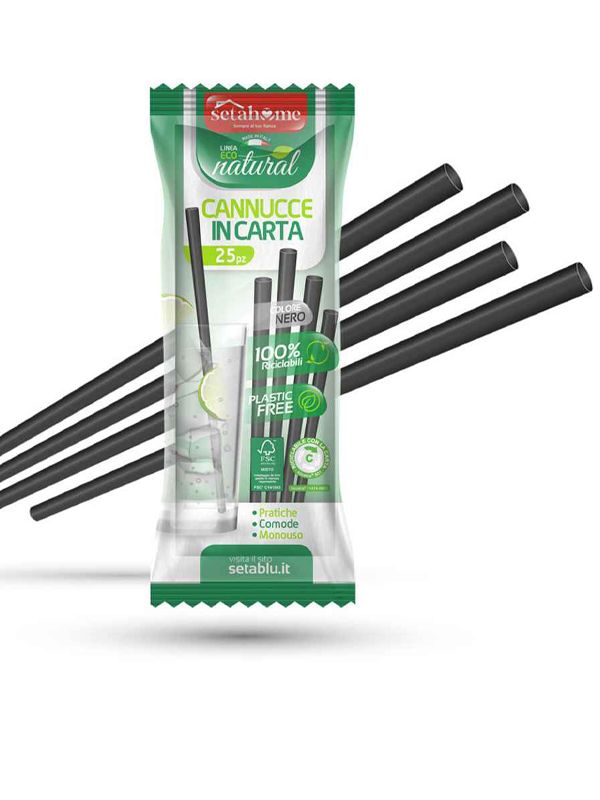 CLENDY BIO CANNUCCE 24PZ NERE