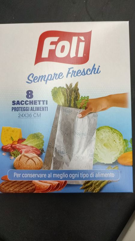 FOLI'SACC.PROTEGGI ALIMENTI 24X36 8PZ