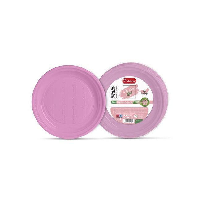 PIATTI FRUTTA PZ25 ROSA