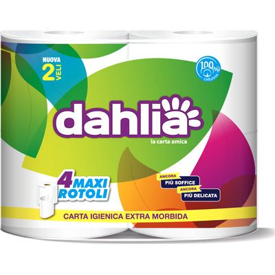 DAHLIA CARTA IGIENICA 4 ROTOLI