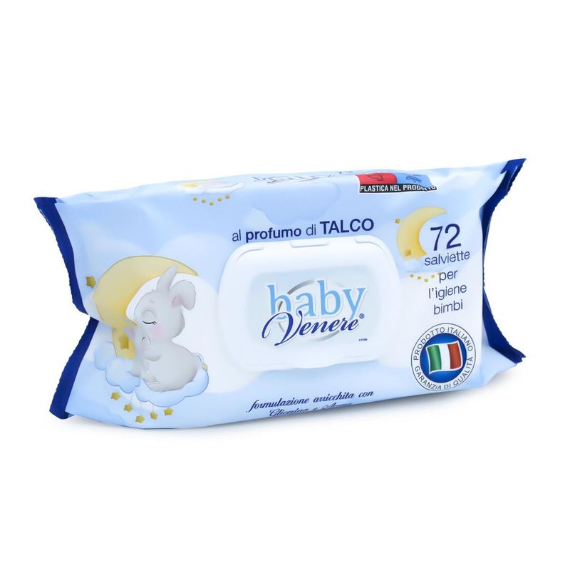 BABY VENERE SALVIETTE 72PZ TALCO