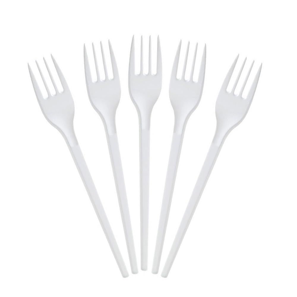 FORCHETTE RIUTIL. 100PZ BIANCO