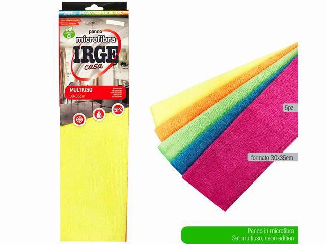 CONF. 5 PANNI MICROFIBRA IRGE 30X35