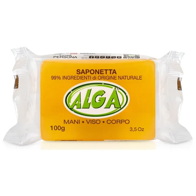 ALGA SAPONETTA MANI VISO CORPO 100 GR.