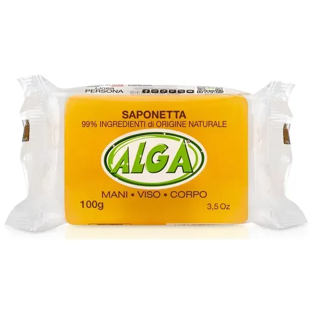 ALGA SAPONETTA MANI VISO CORPO 100 GR.