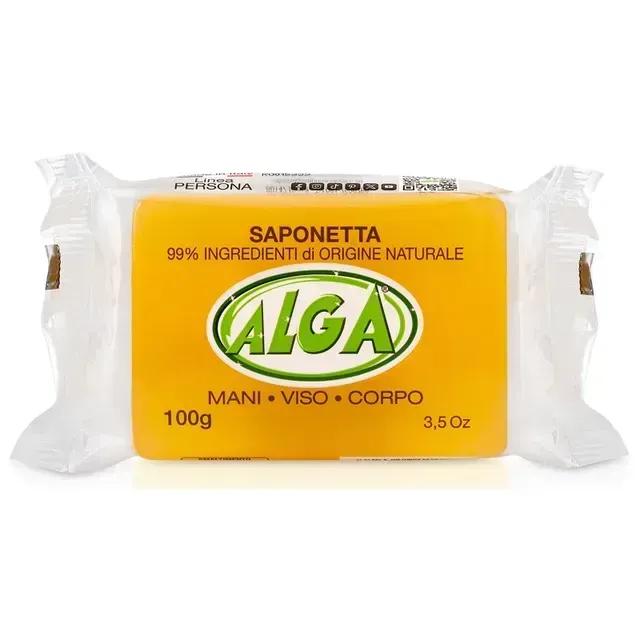 ALGA SAPONETTA MANI VISO CORPO 100 GR.