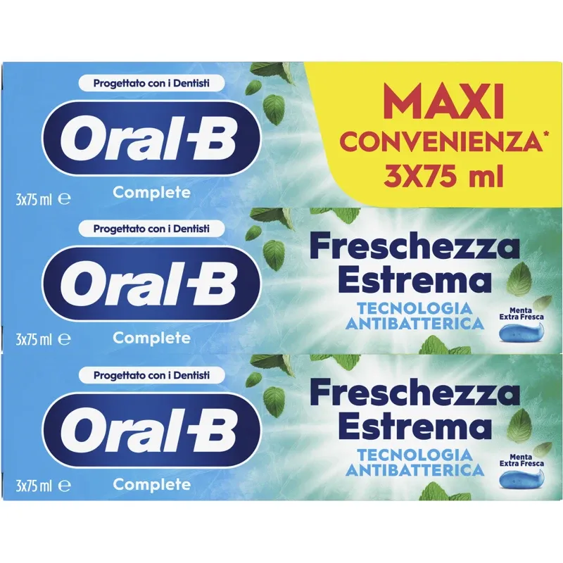 ORAL B DENT.COMPLETE FRESCH.ESTR.3x75ml