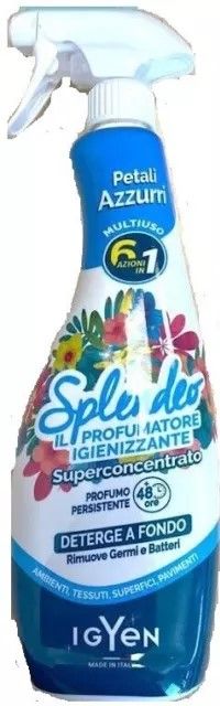 SPLENDEO ESSENZA SPRAY 750ML PETALI AZZURRI