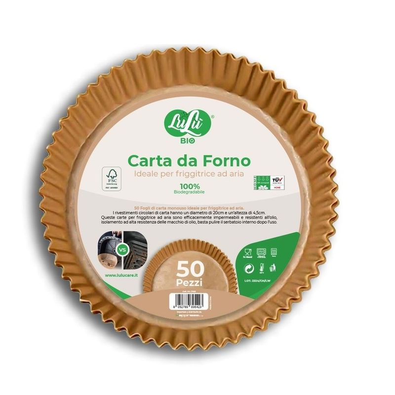 LULU'CARTA FORNO FRIGG.ARIA 50PZ TONDA
