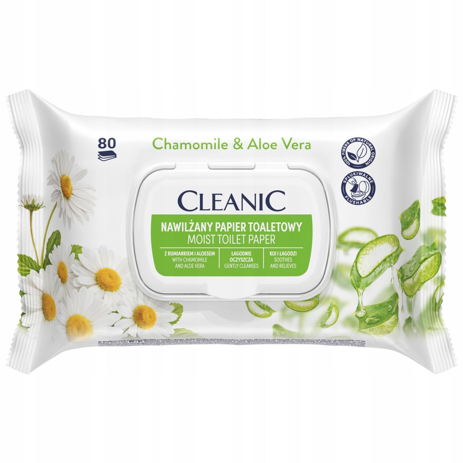 CLEANIC CARTA IGIENICA UMIDIFICATA  80 PEZZI