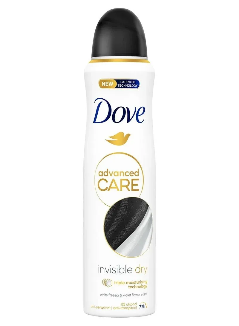 DOVE DEO SPRAY ADVANCE CARE 250ML INVISIBLE DRY