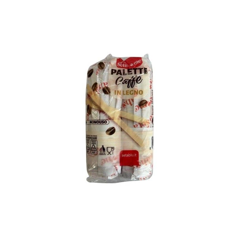 CONF. 100 PALETTE CAFFE' LEGNO 9CM