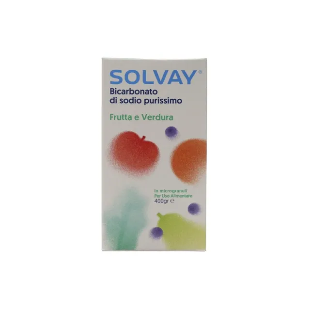 SOLVAY BICARBONATO 400GR FRUTTA E VERDUR