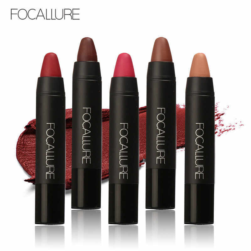 FOCALLURE Longlasting Matte Lip Crayon (12 pieces)