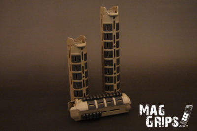 MagGrips Magpul MOE M-LOK AR15/M4 Mid Length Hand Guard Grip Kit