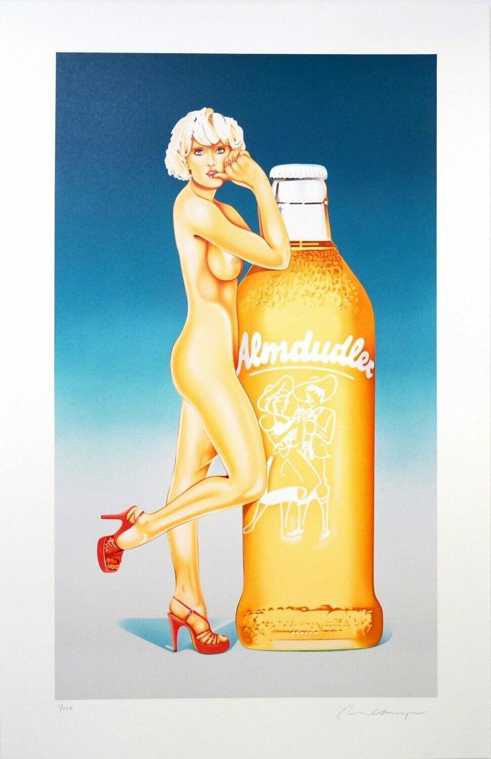 Mel Ramos Almdudlers Fabulous Blonde