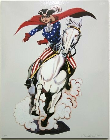 Mel Ramos Miss Liberty