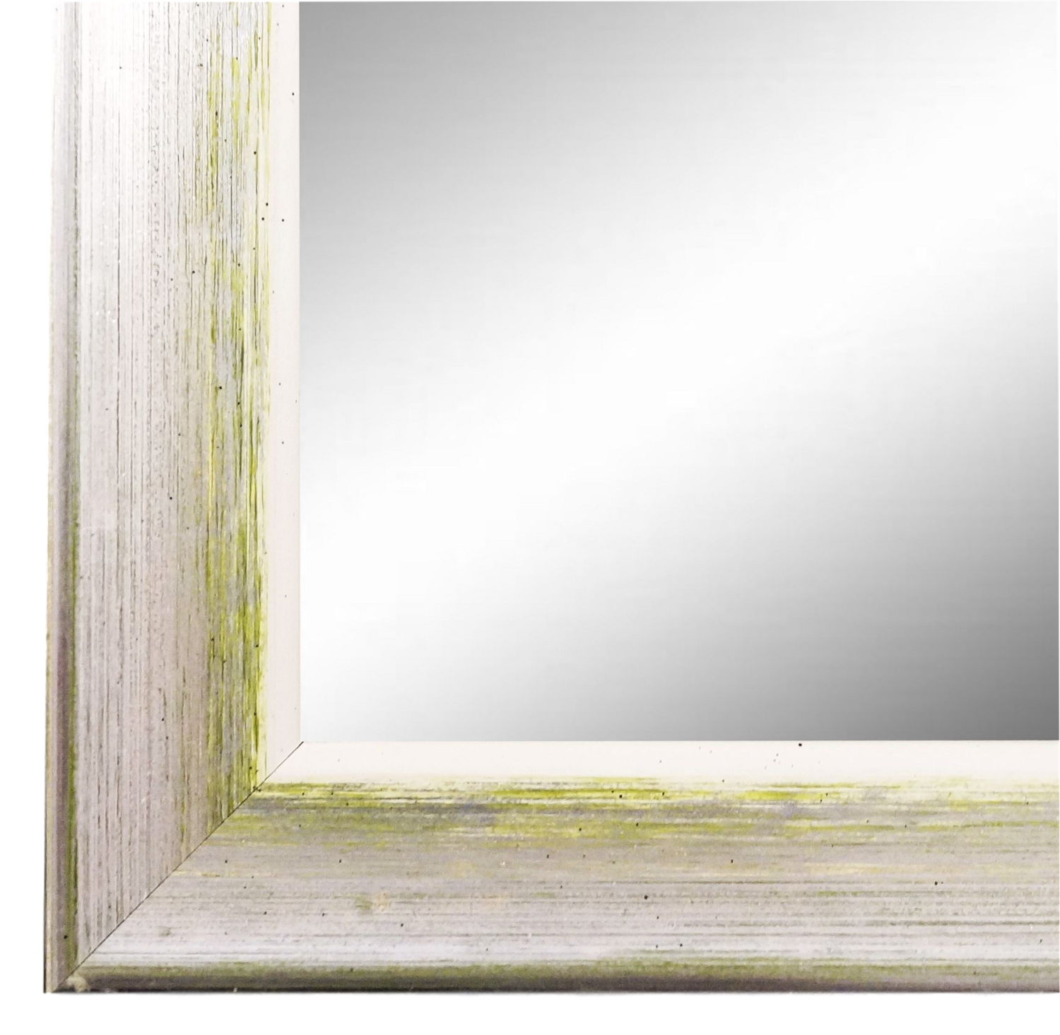 Wandspiegel Ingolstadt Silber Grün Weiss 61x91,5 cm