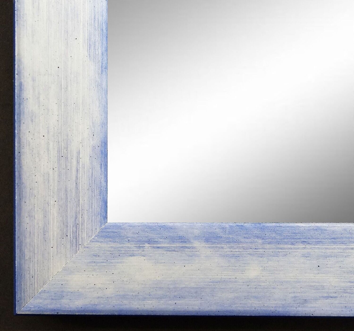 Wandspiegel Iphofen Silber Blau 30x40 cm