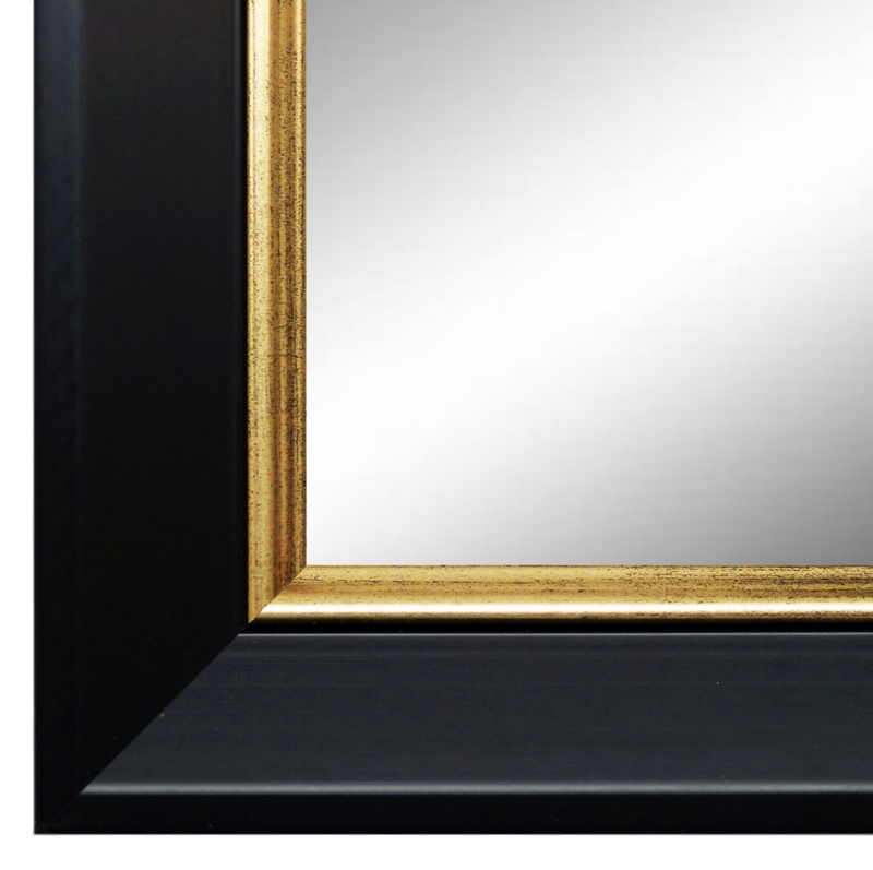Wandspiegel Ismaning Schwarz Gold 100x200 cm Wandspiegel Ismaning Schwarz Gold 100x200 cm