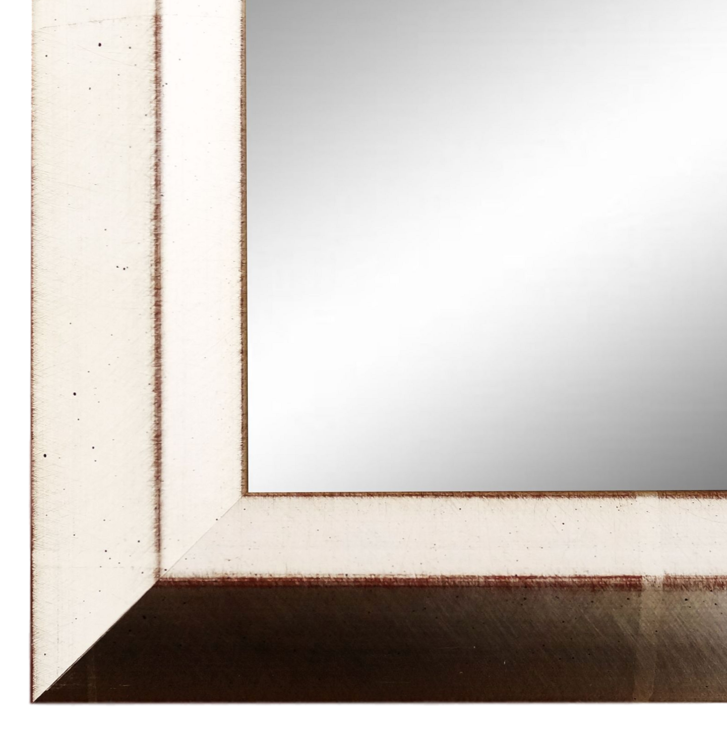 Wandspiegel Karlstadt Echt-Silber Rot 61x91,5 cm