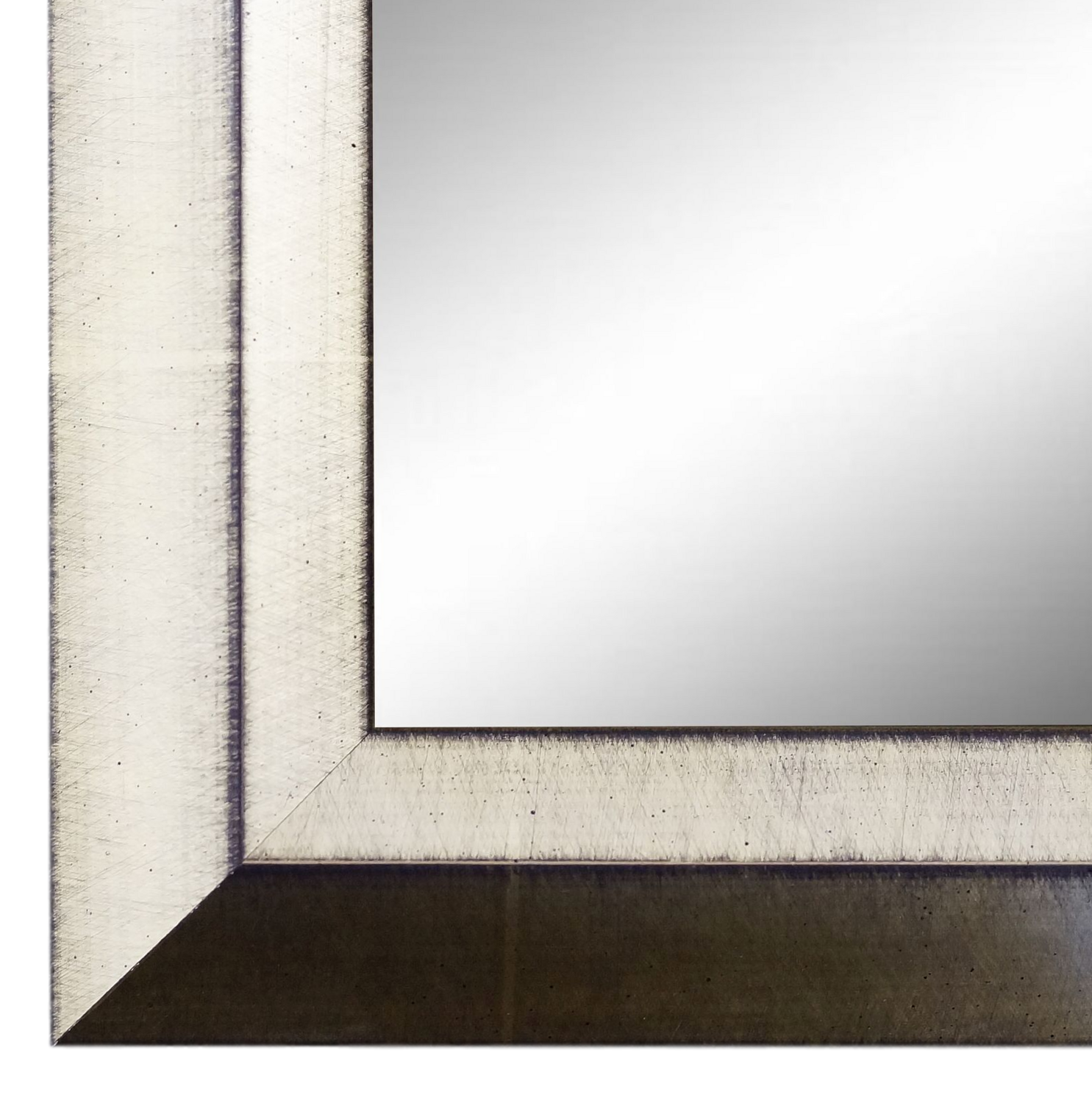 Wandspiegel Karlstadt Echt-Silber Blau 100x180 cm