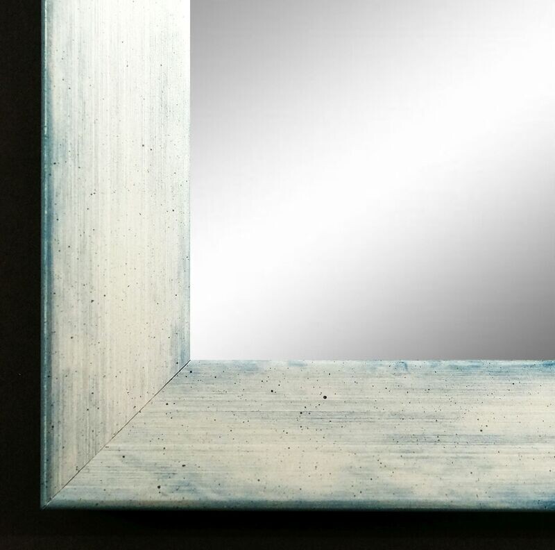 Wandspiegel Iphofen Silber Türkis 100x140 cm Wandspiegel Iphofen Silber Türkis 100x140 cm