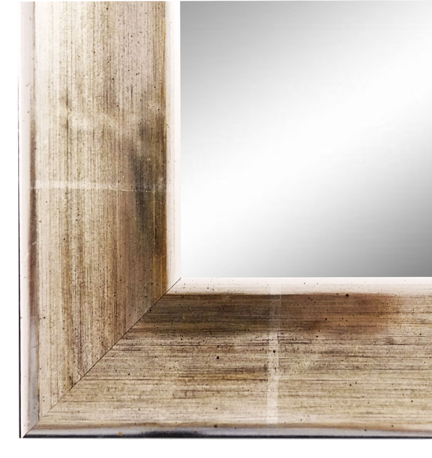 Wandspiegel Kupferberg Echt-Weissgold 100x180 cm