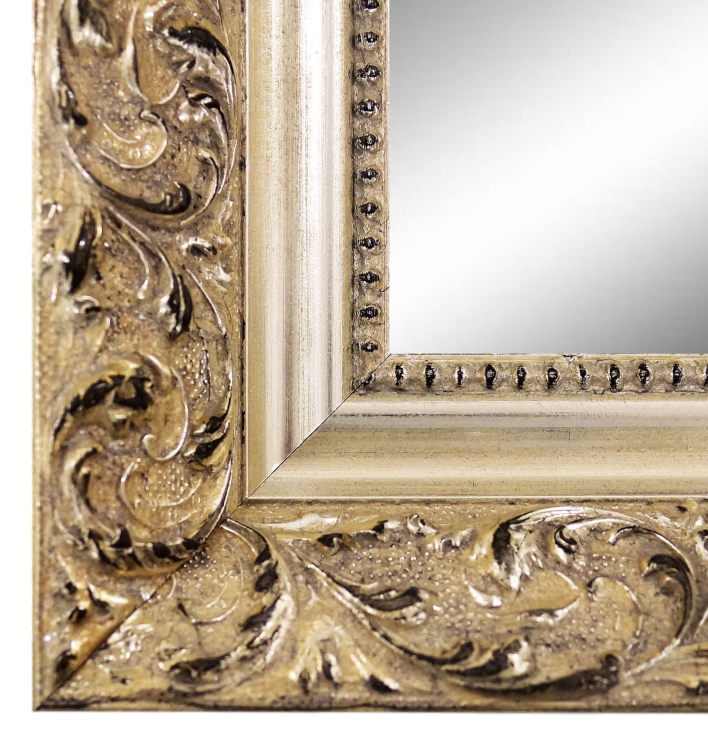 Wandspiegel Velburg Silber 60x90 cm