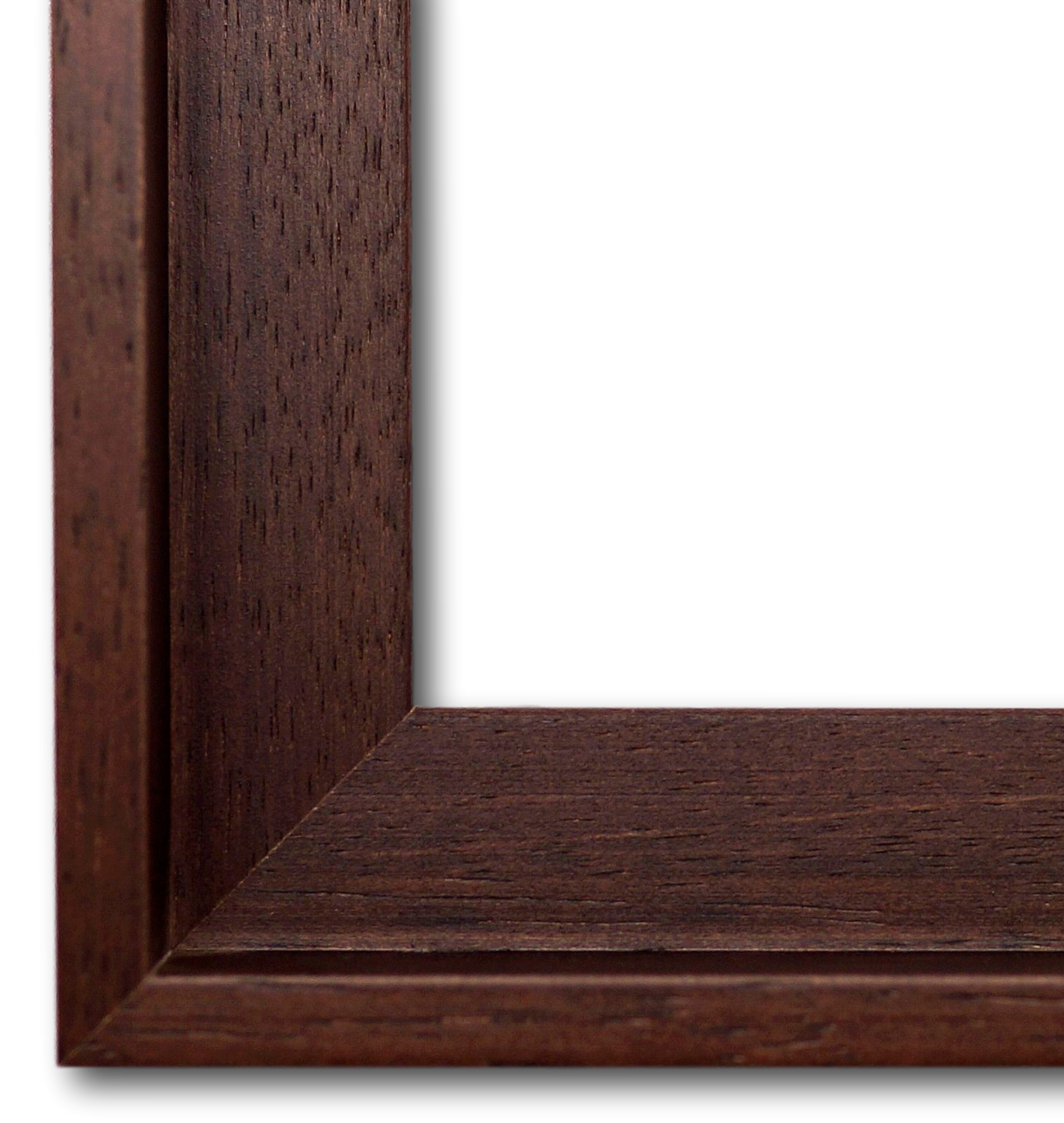 Schattenfugenrahmen Kitzingen Dunkel-Braun 100x180 cm