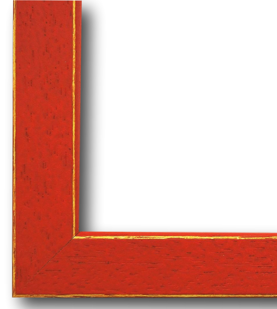 Bilderrahmen Bamberg rot 28x35 cm