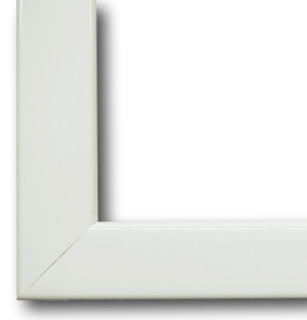 Bilderrahmen Bamberg weiss lack 40x50 cm