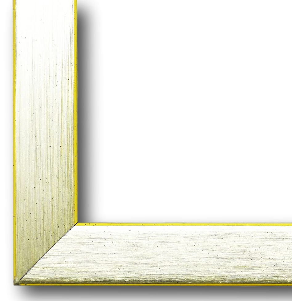 Bilderrahmen Erlangen Silber Gelb 100x180 cm