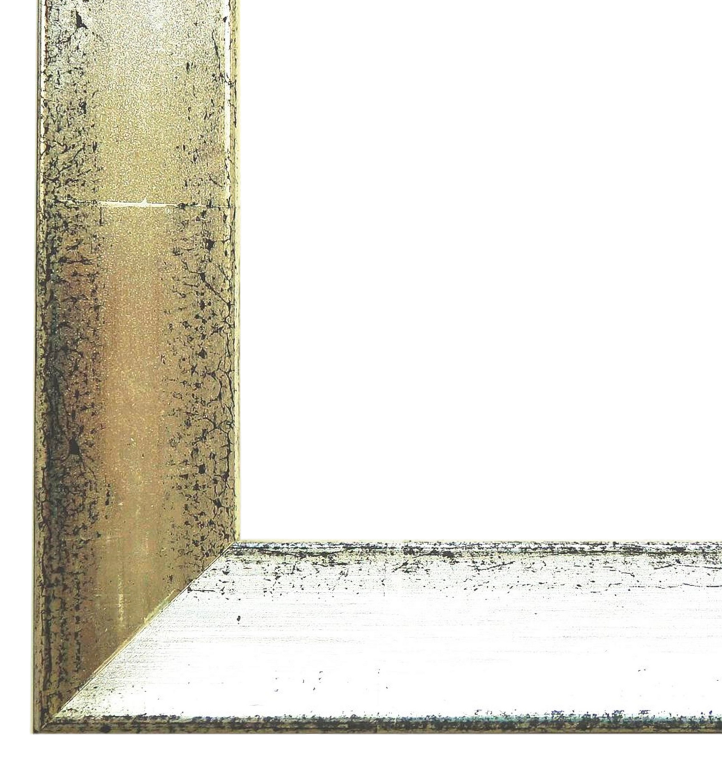 Bilderrahmen Füssen Echt-Silber schwarz DIN A4 cm