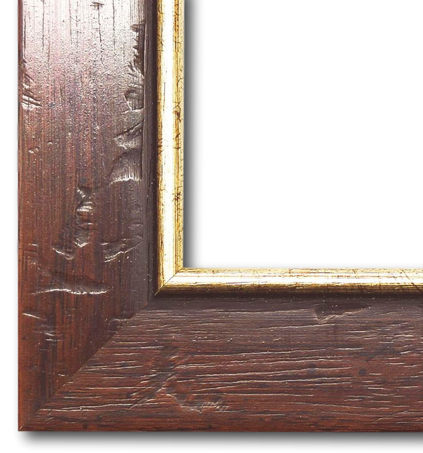 Bilderrahmen Hallstadt braun silber 61x91,5 cm