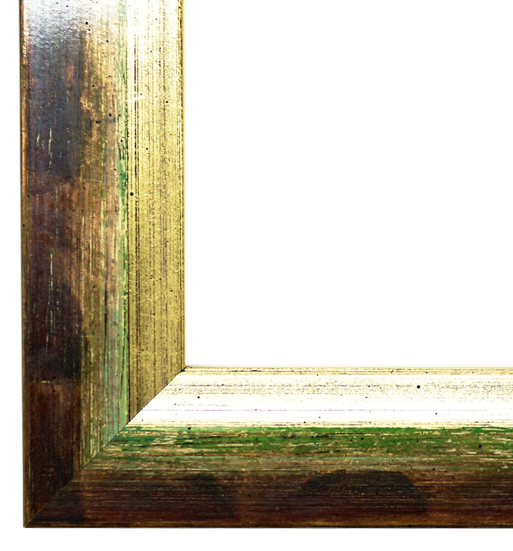 Bilderrahmen Hassfurt braun grün gold DIN A3 cm