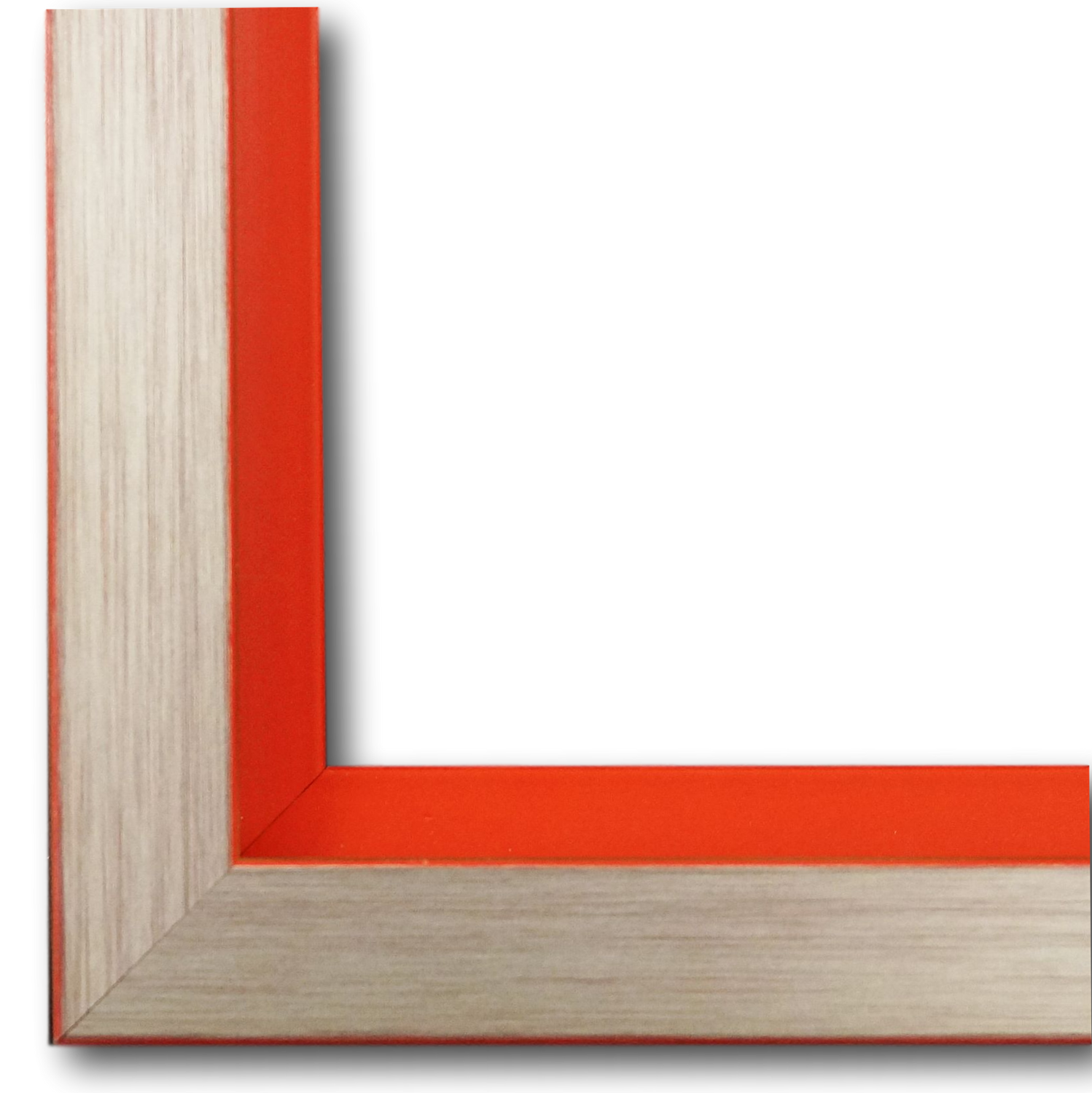 Bilderrahmen Herzogenaurach Silber Rot 50x60 cm
