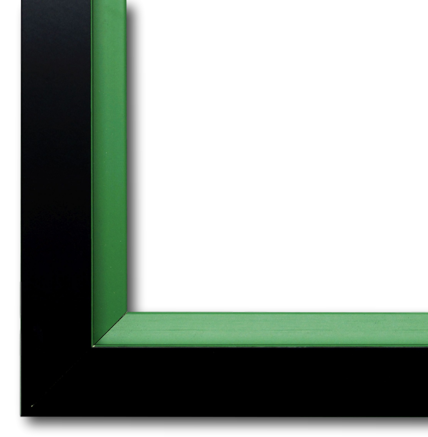 Bilderrahmen Herzogenaurach Schwarz Grün 50x70 cm