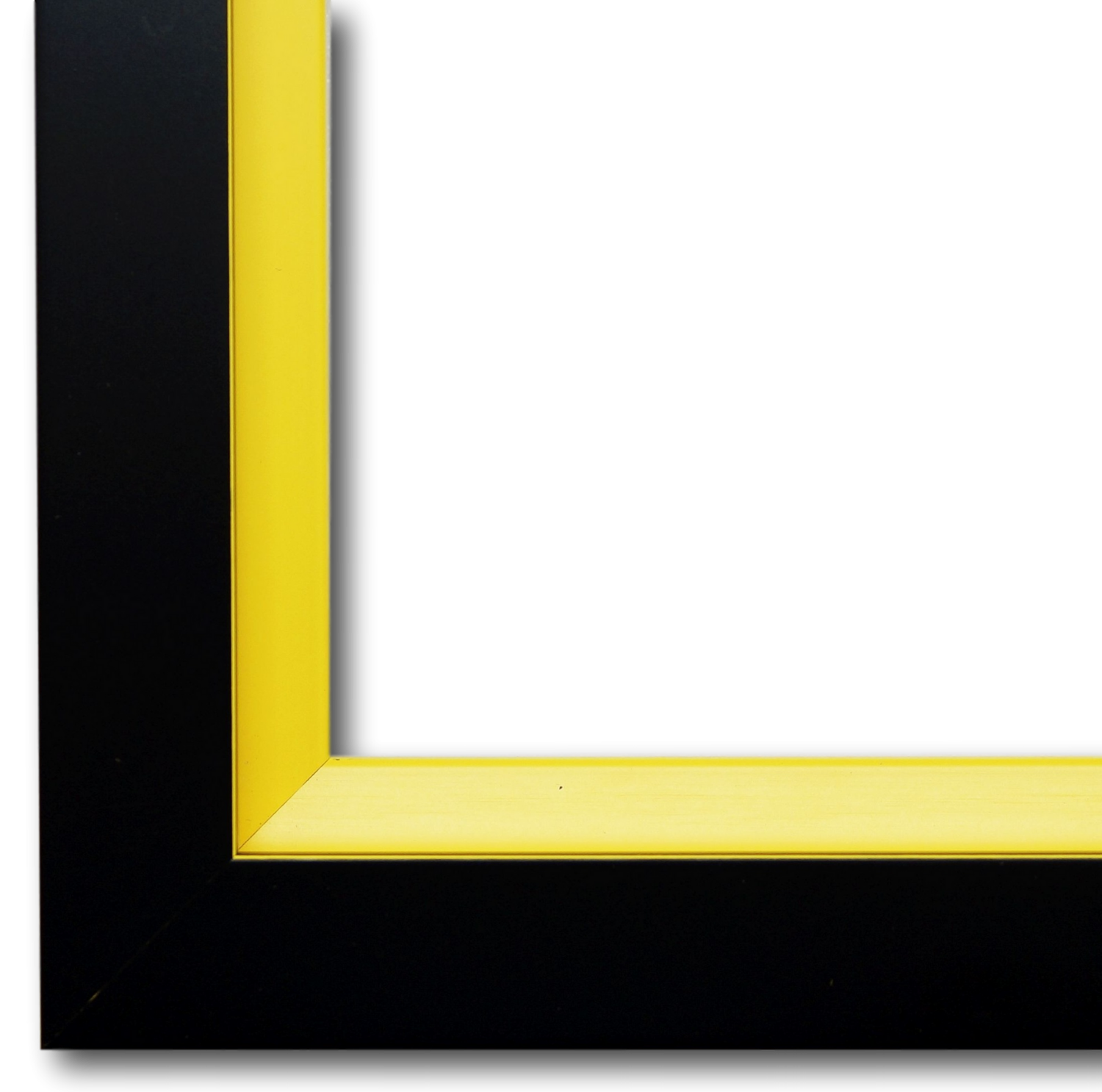 Bilderrahmen Herzogenaurach Schwarz Gelb 60x90 cm