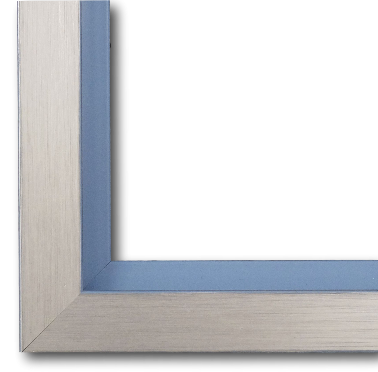 Bilderrahmen Herzogenaurach Silber Blau 61x91,5 cm