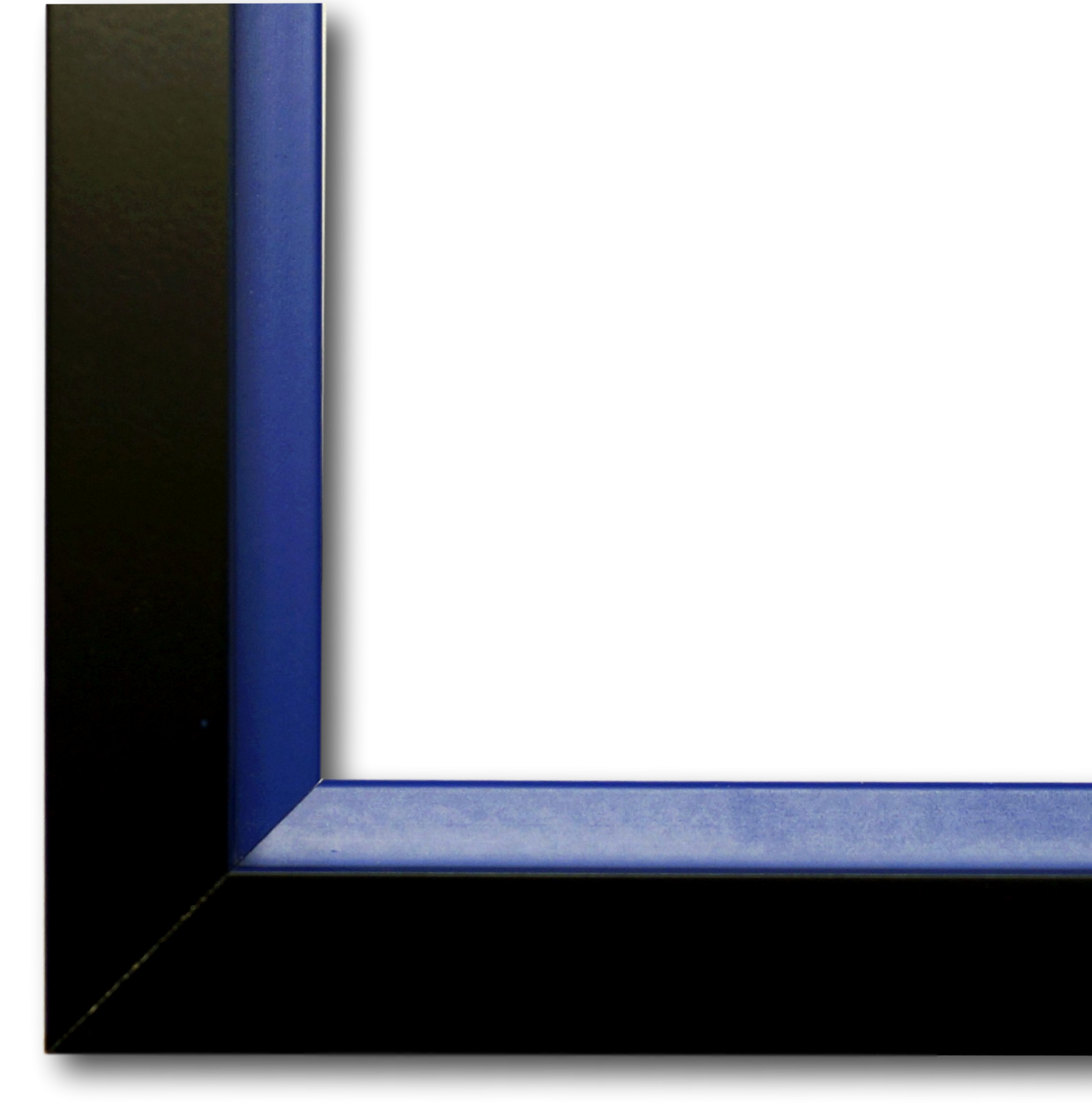 Bilderrahmen Herzogenaurach Schwarz Blau 100x120 cm