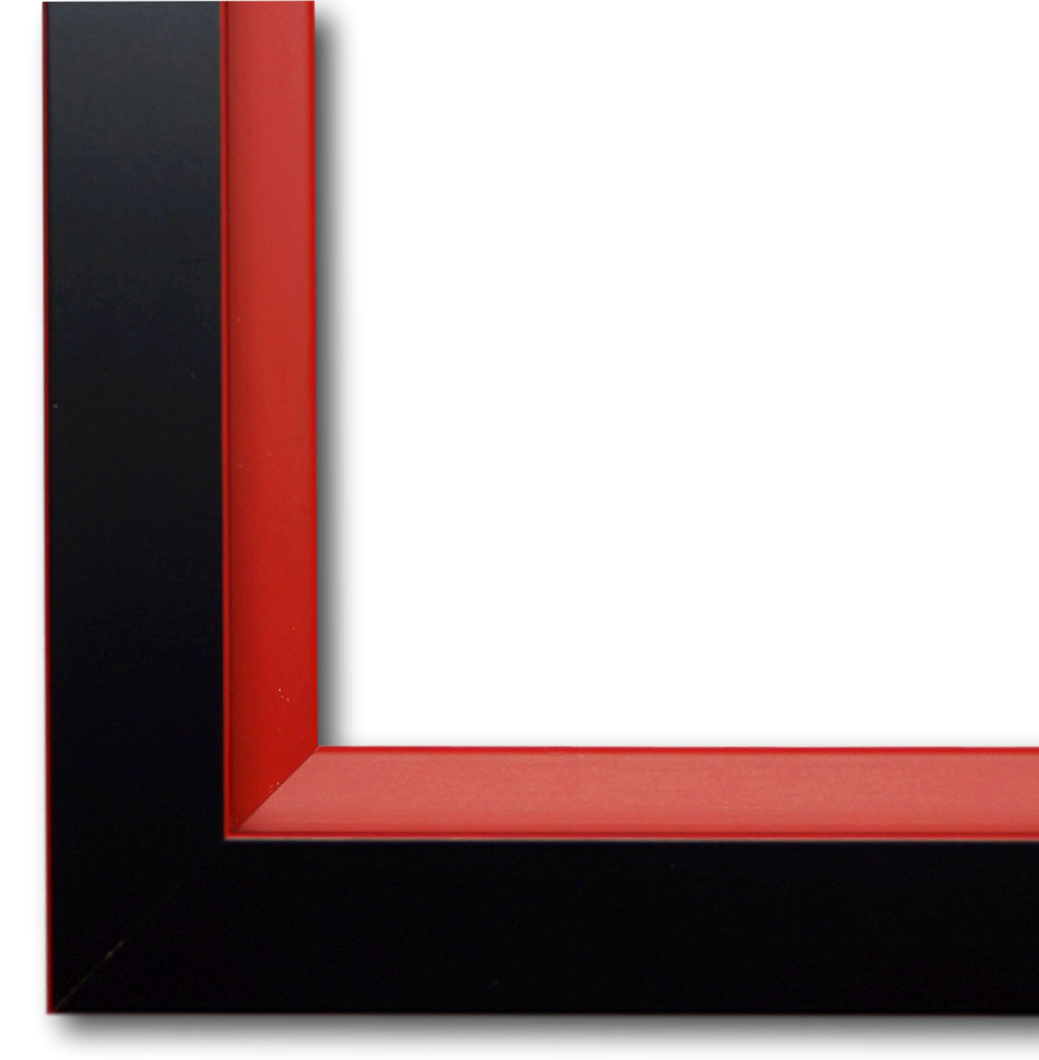 Bilderrahmen Herzogenaurach Schwarz Rot 100x140 cm