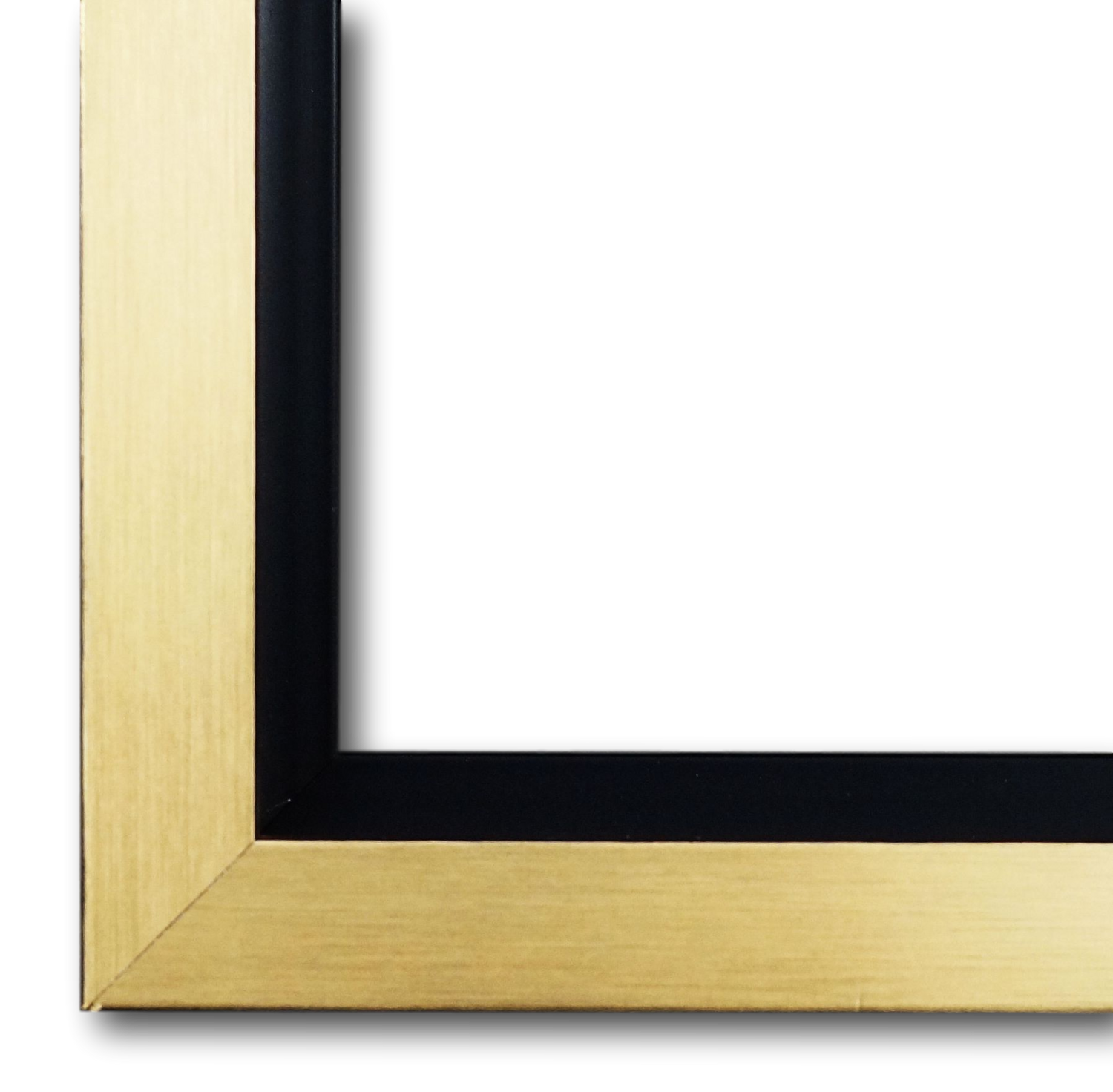 Bilderrahmen Herzogenaurach Gold Schwarz 100x180 cm